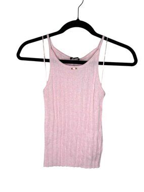 NWT Women's Highneck Sweater Tank - Wild Fable Light Pink S, MSRP $20